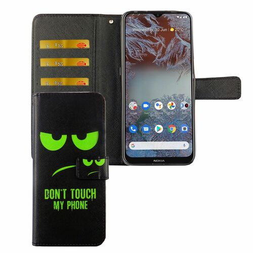 Nokia G10 / G20 Tasche Handy H�lle Schutz-Cover Flip-Case mit Kartenfach 