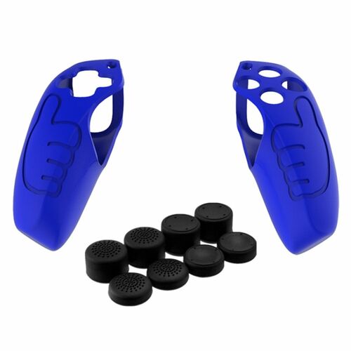 Silikon Schutzh�lle & Rocker Kappen Non-slip Griff Cover Haut f�r Playstation 5 Controller 