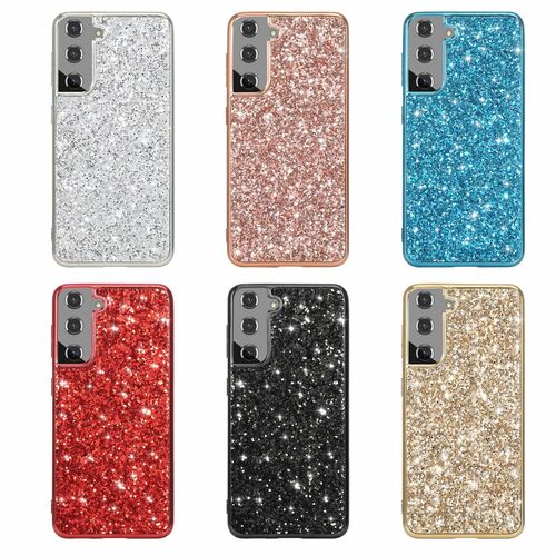 Samsung Galaxy S22 Ultra 5G Handyh�lle Schutzcase Glitzer Funkel Cover
