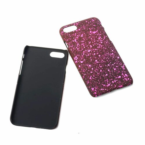 Handy H�lle Schutz Case Bumper Schale f�r Apple iPhone SE 2022 3D Sterne 
