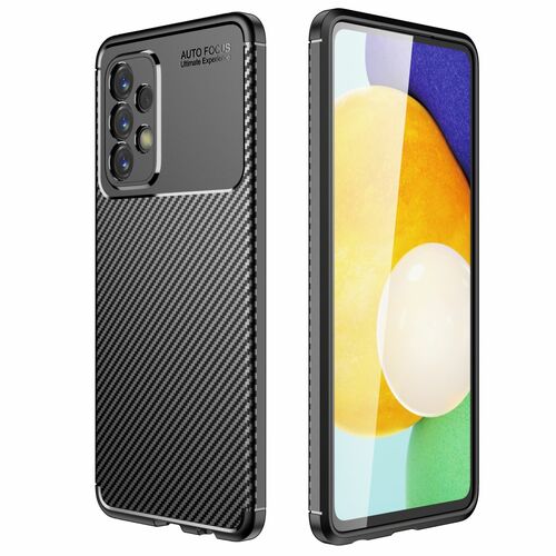 Handyh�lle Schutzh�lle f�r Samsung Galaxy A23 Case Cover Tasche Carbon