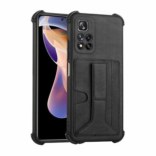 Handyh�lle Schutzh�lle f�r Xiaomi Redmi Note 11 Pro Case Cover Bumper Etuis Standfunktion