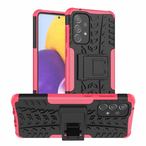 Handyh�lle Schutzh�lle f�r Samsung Galaxy A73 5G Case Cover Bumper Etuis Standfunktion