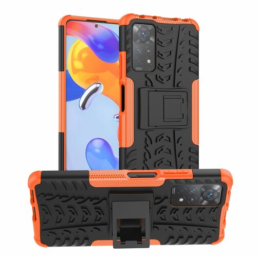 Handyh�lle Schutzh�lle f�r Xiaomi Redmi Note 11 Pro Case Cover Bumper Etuis Standfunktion
