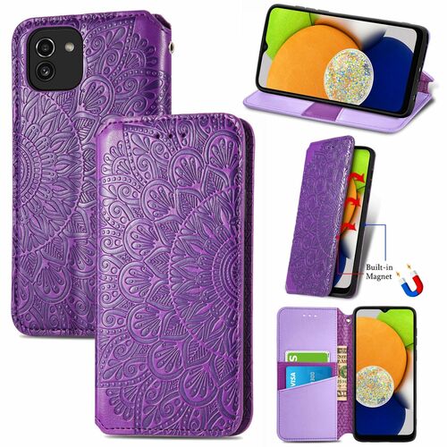 Handyh�lle Schutzh�lle f�r Samsung Galaxy A03 Case Cover Tasche Etuis 