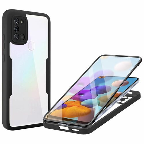 Handyh�lle Schutzh�lle f�r Samsung Galaxy A21s Case Cover Tasche Etuis Bumper 