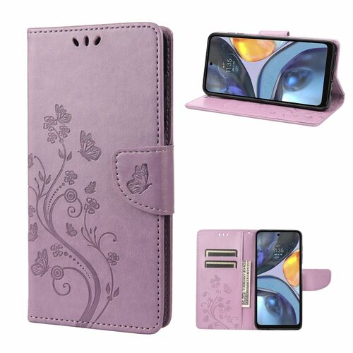 Schutz Handy H�lle f�r Motorola Moto G22 Case Cover Tasche Etui Wallet 