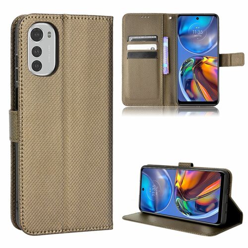 Schutz Handy H�lle f�r Motorola Moto E32 Case Cover Tasche Etui Wallet