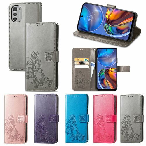 Schutz Handy H�lle f�r Motorola Moto E32 Case Cover Tasche Etui Wallet