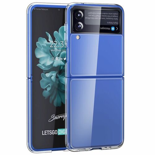 Handyh�lle f�r Samsung Galaxy Z Flip4 5G Schutzcase Backcover Bumper Etuis Transparent