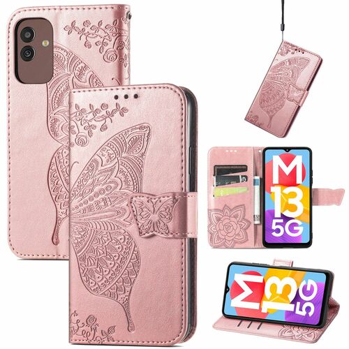 Schutzh�lle Handyh�lle f�r Samsung Galaxy M13 5G Case Cover Kartenfach 