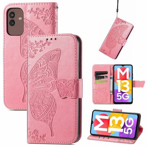 Schutzh�lle Handyh�lle f�r Samsung Galaxy M13 5G Case Cover Kartenfach 