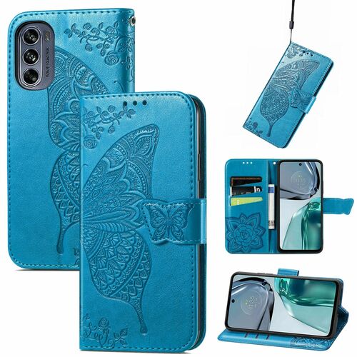 Schutzh�lle Handyh�lle f�r Motorola Moto G62 Case Cover Kartenfach 