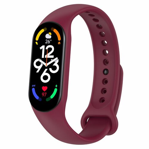 Sport Ersatz Armband f�r Xiaomi Mi Band 5 7 6 NFC Amazfit Band 5 Loop Silikon 