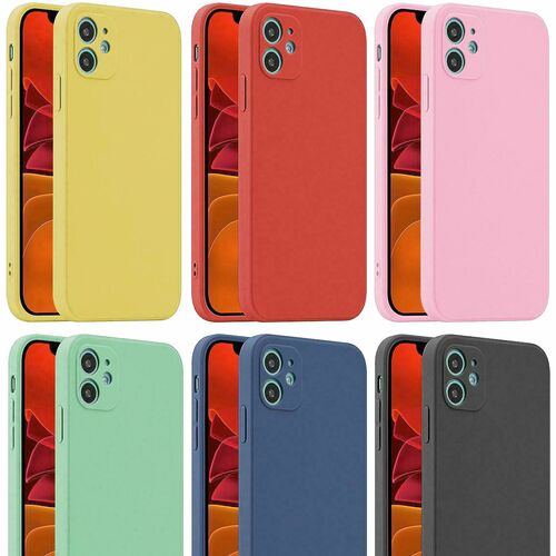 Schutz Handy H�lle iPhone 14 Pro Max Plus Case Cover Etuis Matt Silikon D�nn