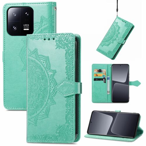 Handyh�lle Schutz Tasche f�r Xiaomi 13 Pro Full Cover Wallet Klappcase Etuis 