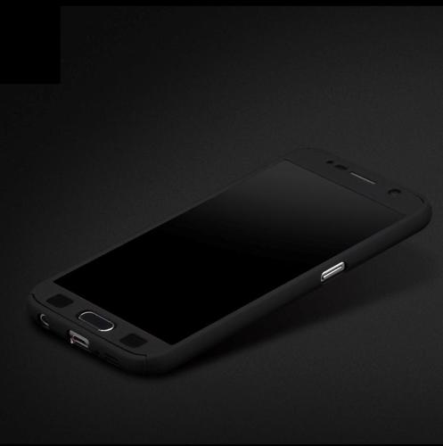 Handyh�lle Schutzh�lle f�r Samsung Galaxy J5 (2017) US Version Full Case Cover Displayschutz 360 Schwarz