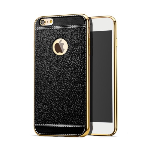 Handy H�lle f�r Apple iPhone 6 / 6s Schutz Case Tasche Etuis Kunstleder Schwarz
