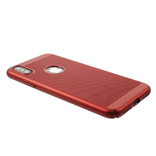 Handy H�lle f�r Apple iPhone X Schutzh�lle Case Tasche Cover Etui Rot
