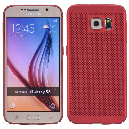 Handy H�lle f�r Samsung Galaxy S6 Edge Schutzh�lle Case Tasche Cover Etui Rot