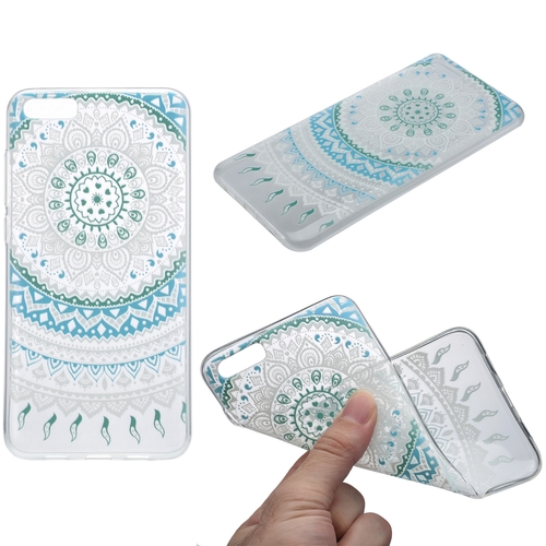 Henna Cover f�r Xiaomi Mi 6 Case Schutz H�lle Silikon Sonne Blau