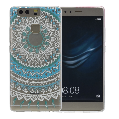 Henna Cover f�r Huawei Nova 2 Case Schutz H�lle Silikon Sonne Blau