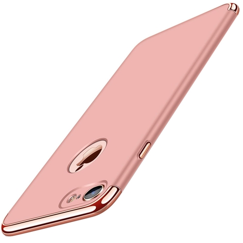 Handy H�lle Schutz Case f�r Apple iPhone 6 / 6s Bumper 3 in 1 Cover Rose Gold