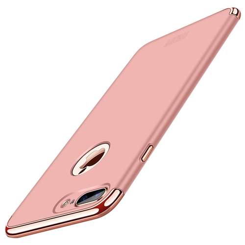 Handy H�lle Schutz Case f�r Apple iPhone 7 Plus Bumper 3 in 1 Cover Rose Gold