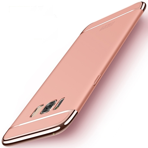 Handy H�lle Schutz Case f�r Samsung Galaxy S8 Bumper 3 in 1 Cover Rose Gold