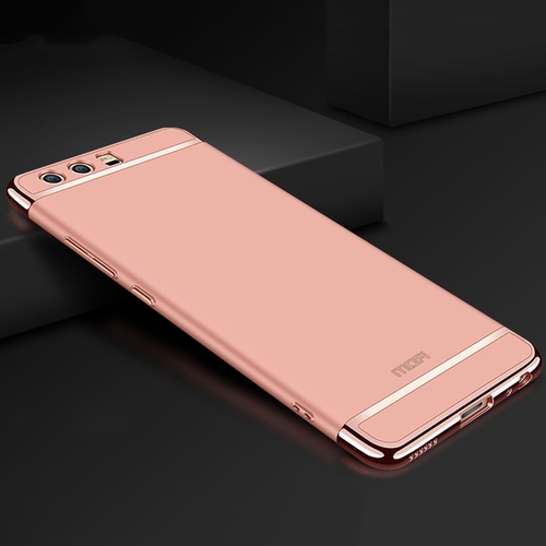 Handy H�lle Schutz Case f�r Huawei P9 Bumper 3 in 1 Cover Chrom Etui Rose Gold