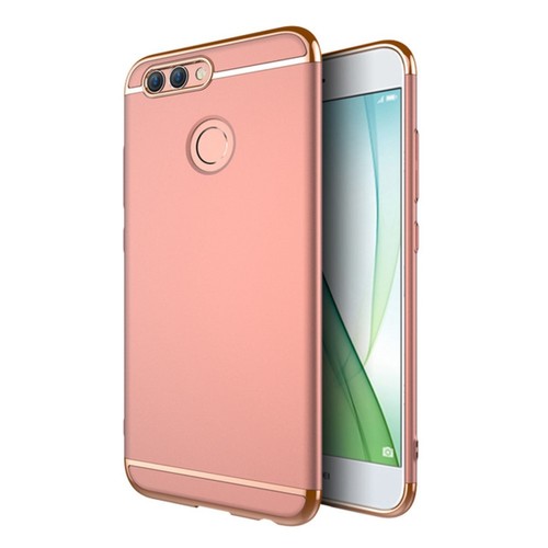 Handy H�lle Schutz Case f�r Huawei Nova 2 Plus Bumper 3 in 1 Cover Rose Gold