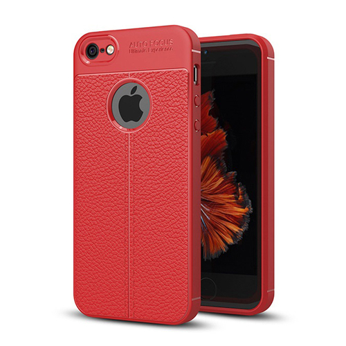 Handy H�lle Schutz Case f�r Apple iPhone 5 / 5s / SE Cover Rahmen Etui Rot