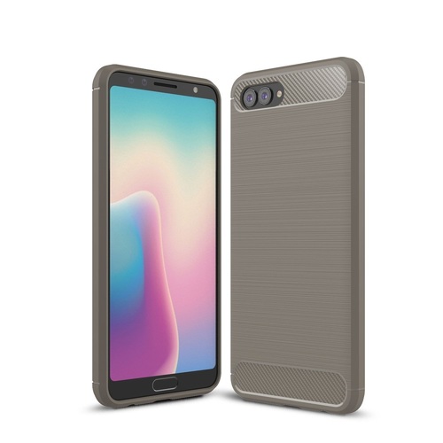 Schutzh�lle Handyh�lle f�r Huawei Nova 2s Case Cover Carbon Optik Grau