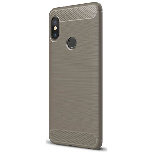 Schutzh�lle Handyh�lle f�r Xiaomi Mi 6X Case Cover Carbon Optik Grau