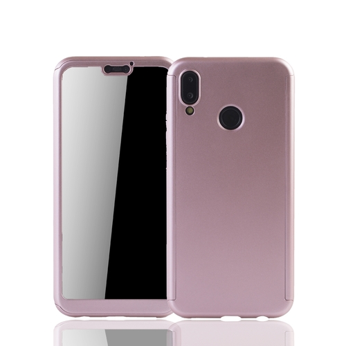 Handyh�lle Schutzh�lle f�r Huawei P20 Lite Full Case Cover Displayschutz 360 Rosa