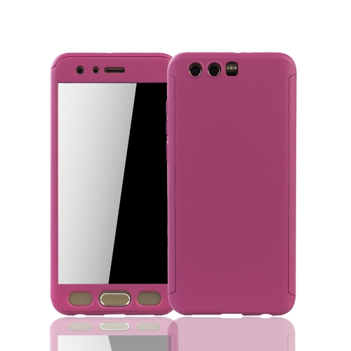 Handyh�lle Schutzh�lle f�r Huawei Honor 9 Full Case Cover Displayschutz 360 Pink