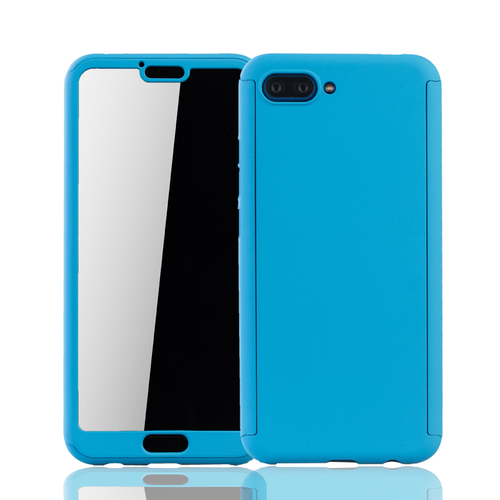 Handyh�lle Schutzh�lle f�r Huawei Honor 10 Full Case Cover Displayschutz 360 Blau