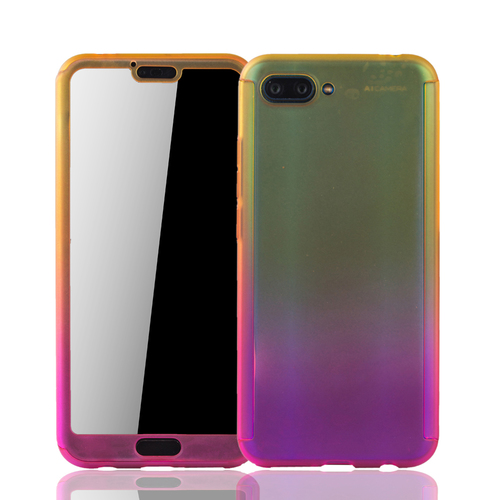 Handyh�lle Schutzh�lle f�r Huawei Honor 10 Full Case Cover Displayschutz 360 Pink
