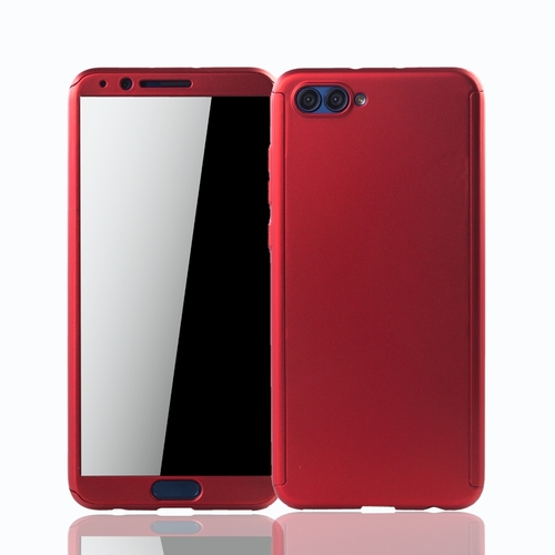 Handyh�lle Schutzh�lle f�r Huawei Honor View 10 Full Case Cover Displayschutz 360 Rot