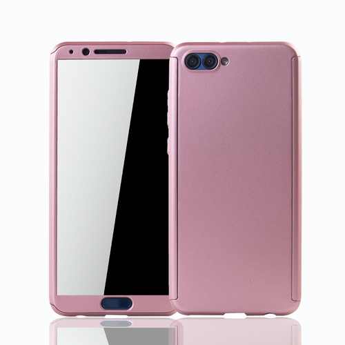Handyh�lle Schutzh�lle f�r Huawei Honor View 10 Full Case Cover Displayschutz 360 Rosa