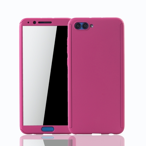 Handyh�lle Schutzh�lle f�r Huawei Honor View 10 Full Case Cover Displayschutz 360 Pink