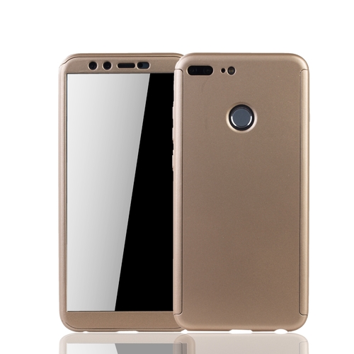 Handyh�lle Schutzh�lle f�r Huawei Honor 9 Lite Full Case Cover Displayschutz 360 Gold