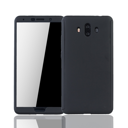Handyh�lle Schutzh�lle f�r Huawei Mate 10 Full Case Cover Displayschutz 360 Schwarz