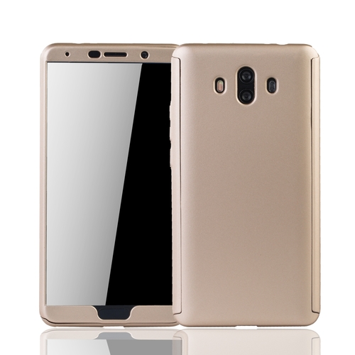 Handyh�lle Schutzh�lle f�r Huawei Mate 10 Full Case Cover Displayschutz 360 Gold