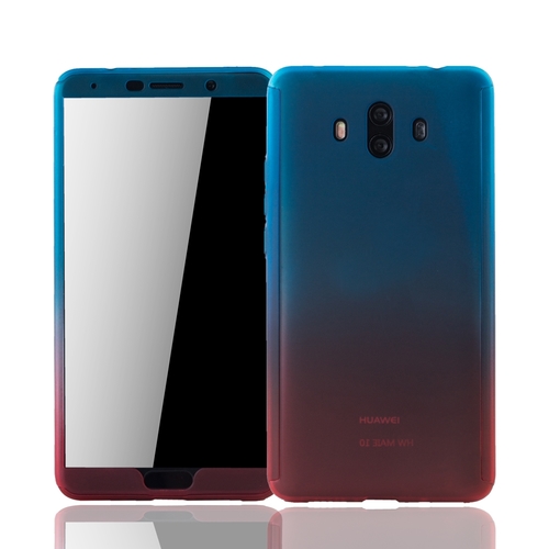 Handyh�lle Schutzh�lle f�r Huawei Mate 10 Full Case Cover Displayschutz 360 Rot