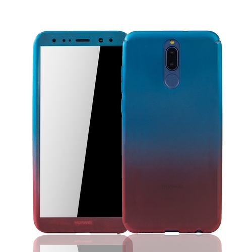 Handyh�lle Schutzh�lle f�r Huawei Mate 10 Lite Full Case Cover Displayschutz 360 Rot