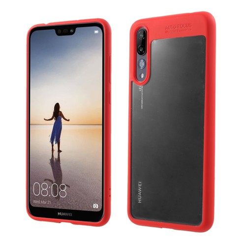 Ultra Slim Case f�r Huawei P20 Pro Handyh�lle Schutz Cover Rot