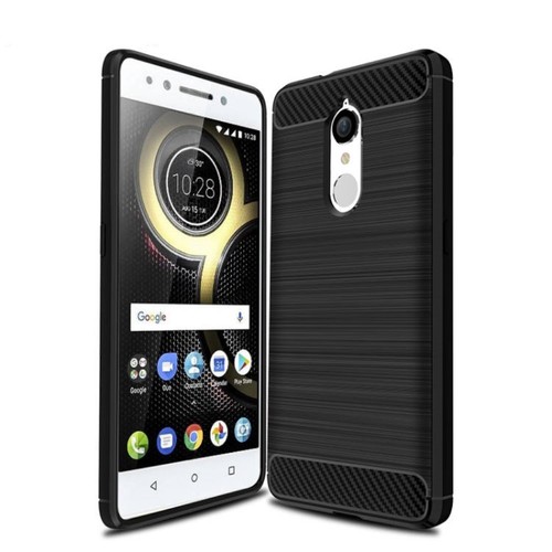 Schutzh�lle Handyh�lle f�r Lenovo K8 Case Cover Carbon Optik Schwarz
