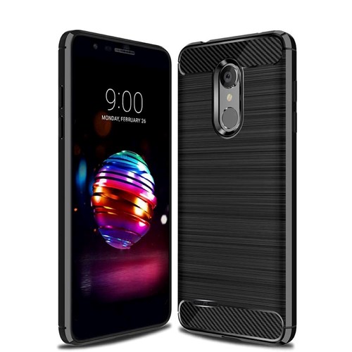 Schutzh�lle Handyh�lle f�r LG Zone 4 Case Cover Carbon Optik Schwarz