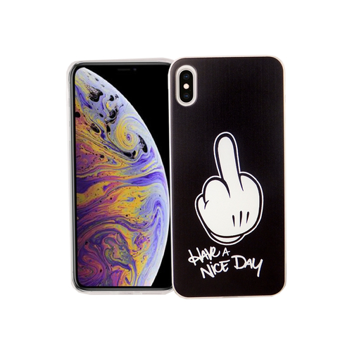 Apple iPhone XS Max Handy H�lle Schutz-Case Cover Bumper Have a nice day